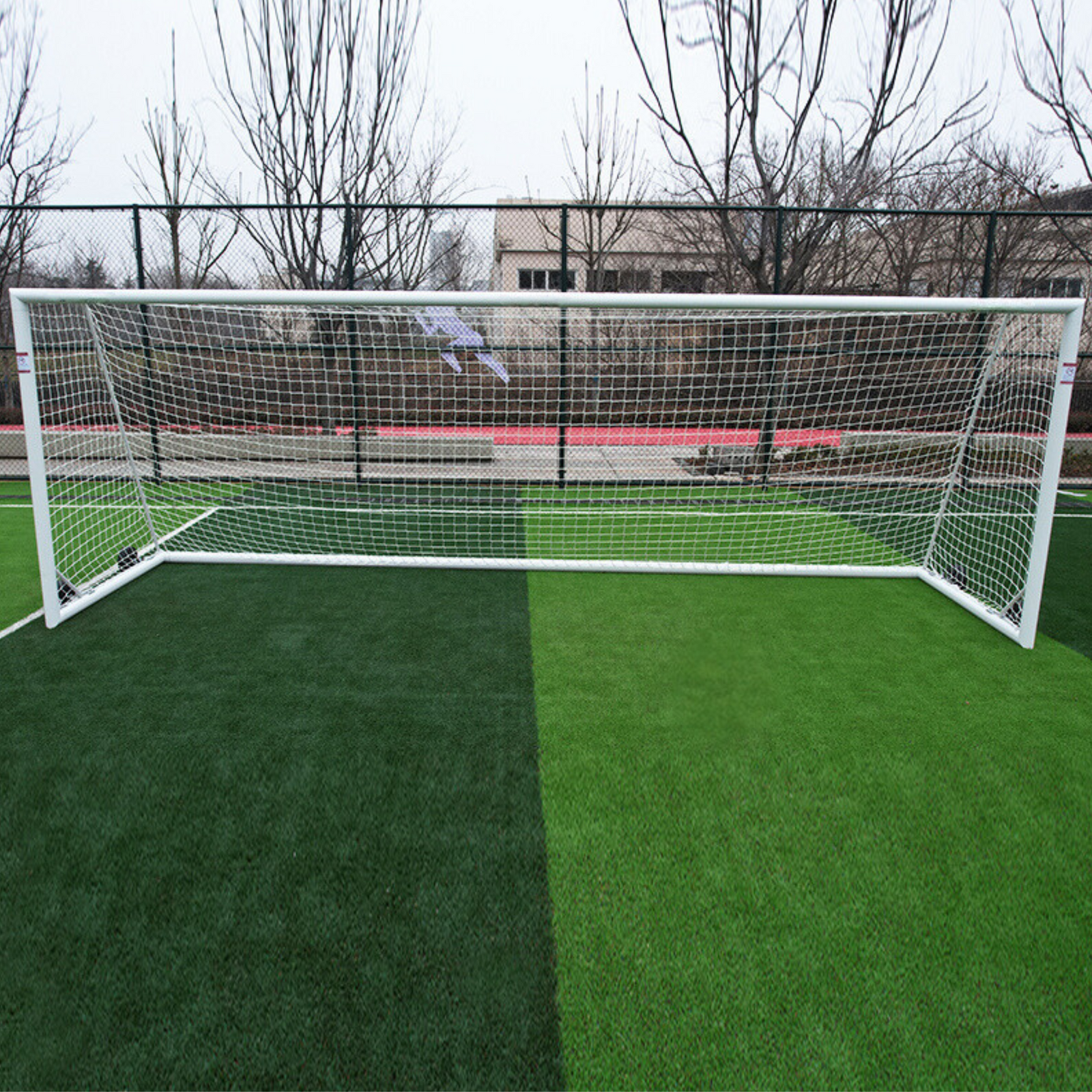 3.7m x 1.8m CAZNA ALU110 Fresstanding Soccer Goal [Single or Pair:: Single] [Wheel Options:: 360° Wheels] [Goal Weights:: With Weights]