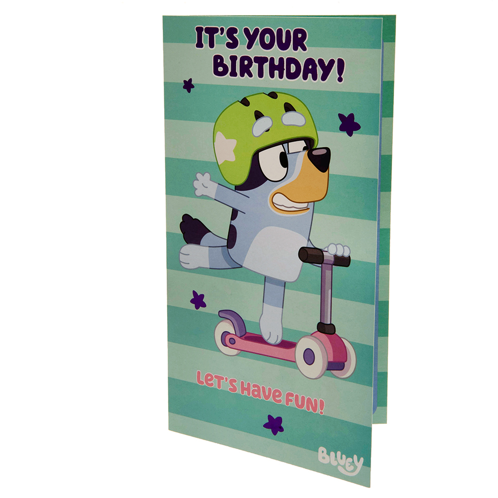 PERSONALISED Bluey Birthday Card - Any name or relation