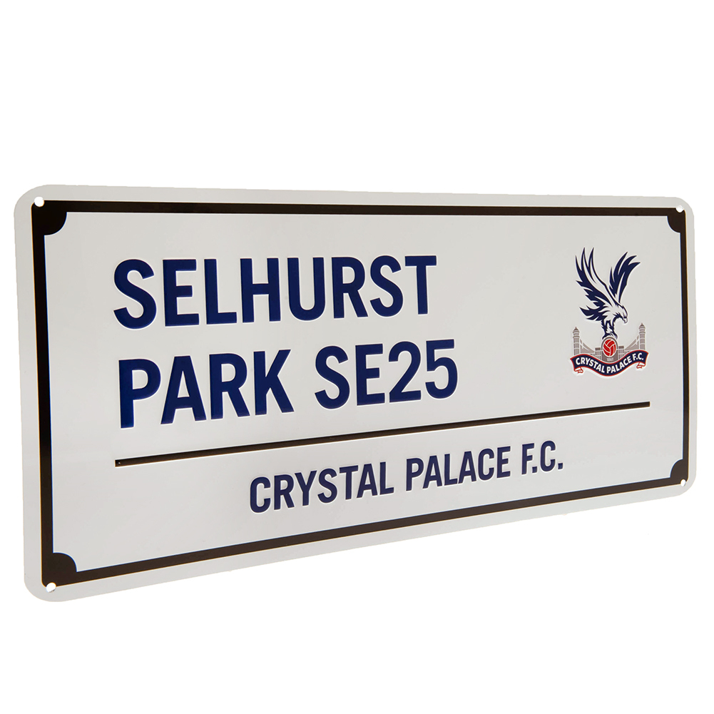 Crystal Palace FC Street Sign BW