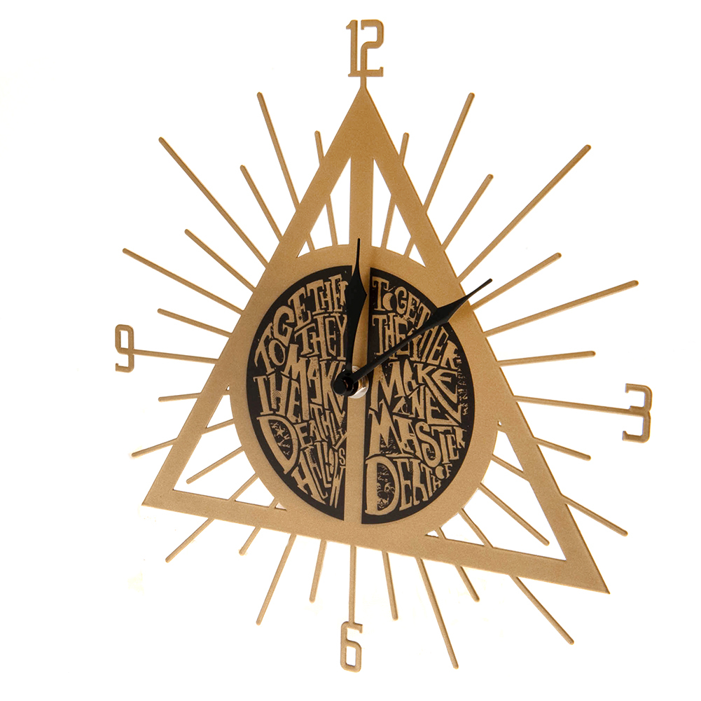 Harry Potter Premium Metal Wall Clock Deathly Hallows