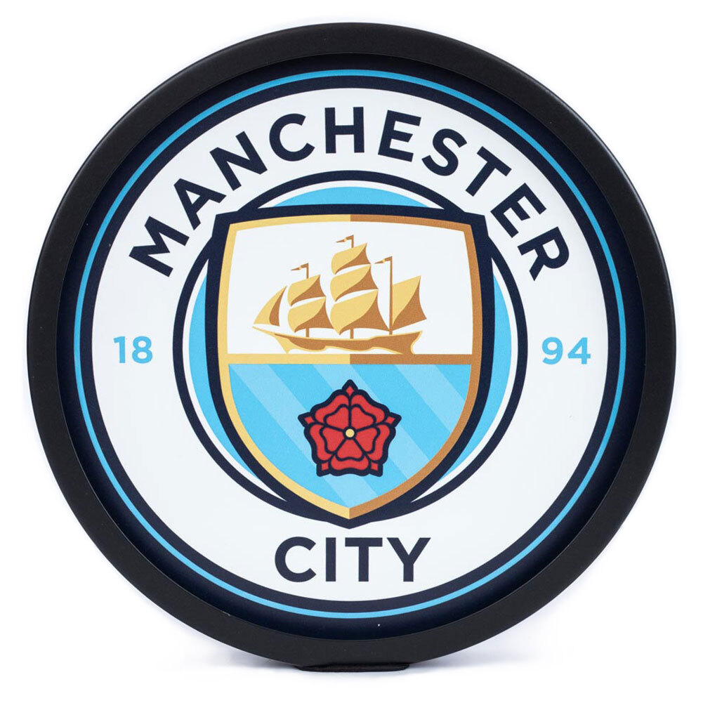 Manchester City FC Metal LED Logo Sign