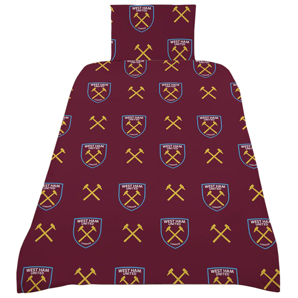 West Ham United FC Single Duvet Set CS