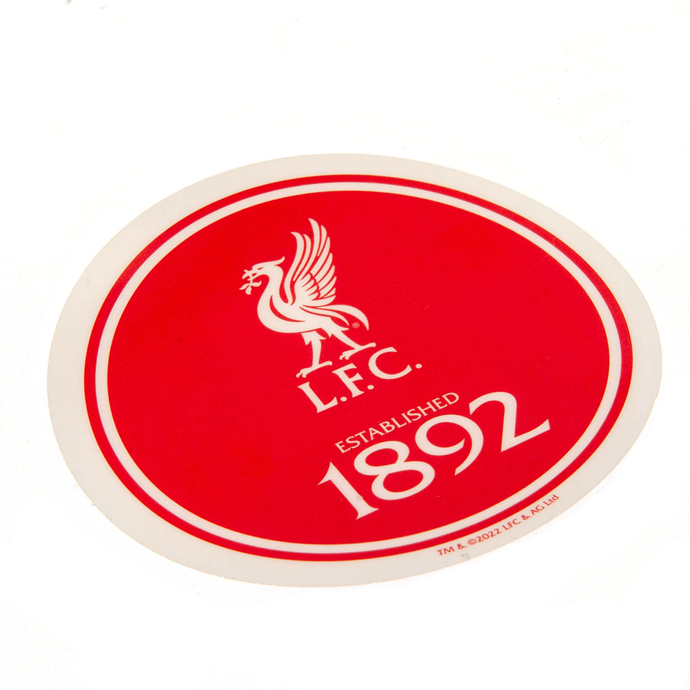 Liverpool FC Single Car Sticker EST