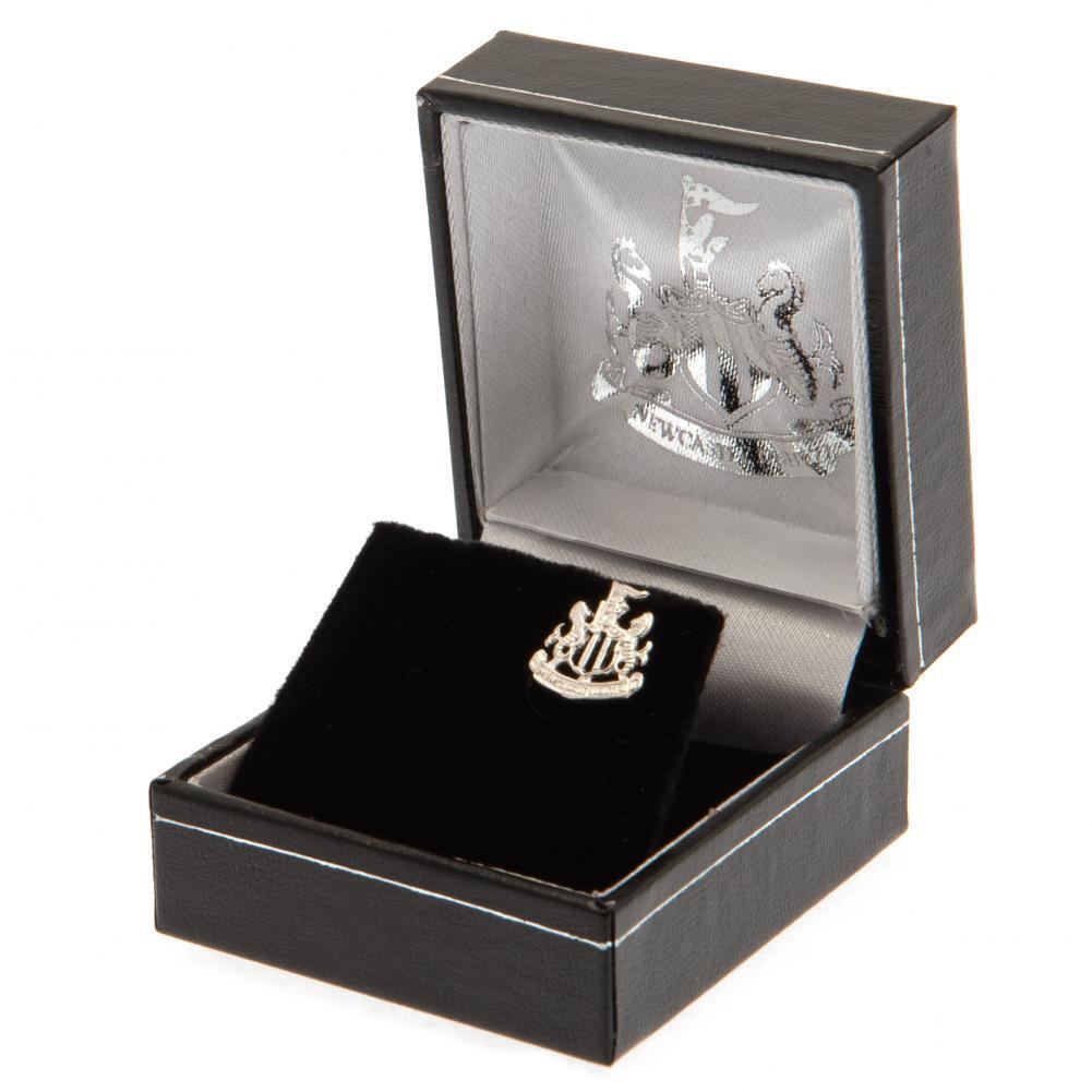 Newcastle United FC Sterling Silver Stud Earring