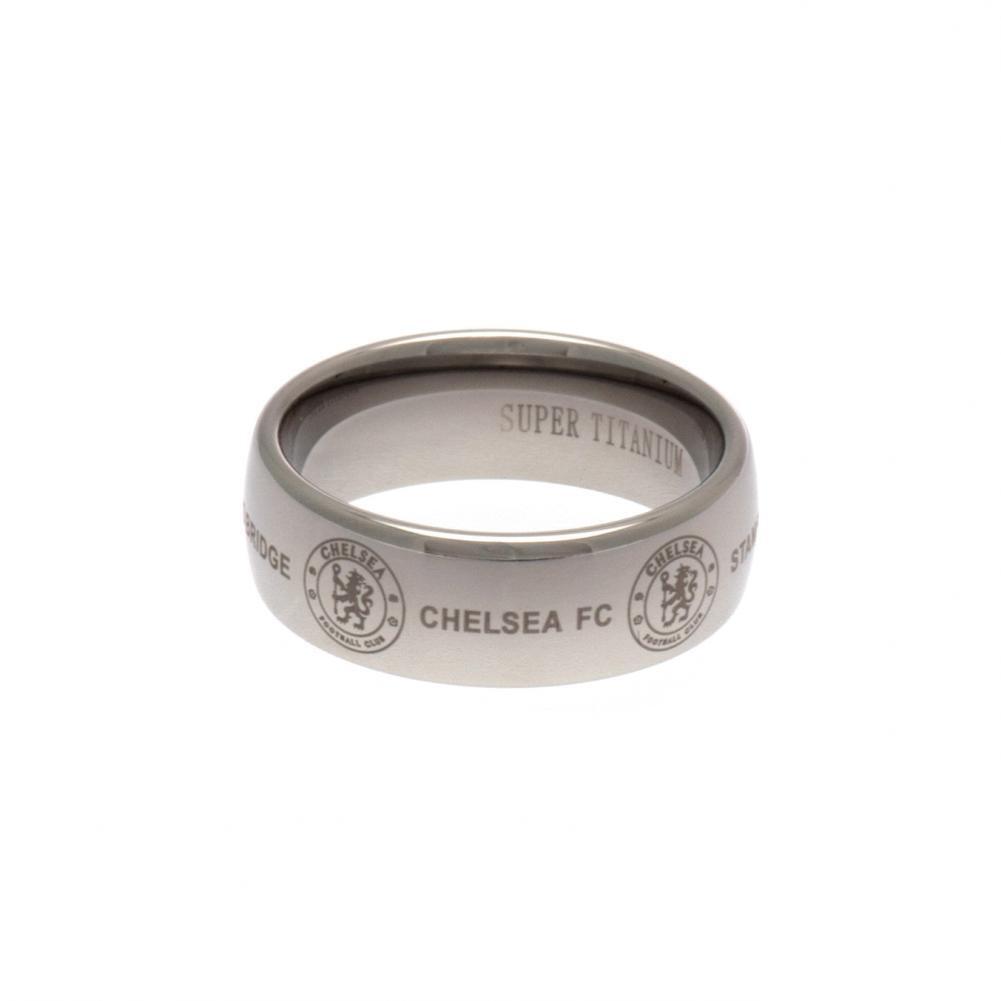 Chelsea FC Super Titanium Ring Small