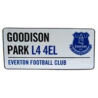 Everton FC  White Street Sign