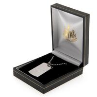 Newcastle United FC Engraved Dog Tag &amp; Chain