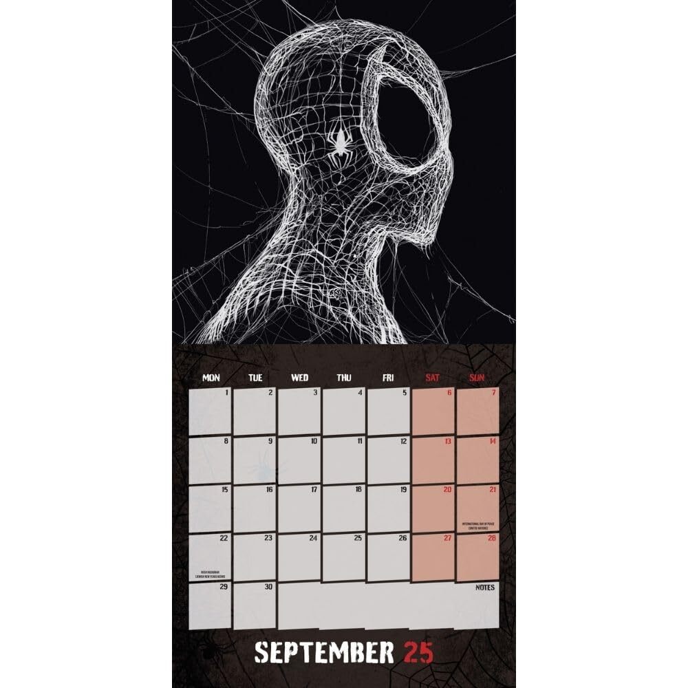 Spider-Man Square Calendar 2025