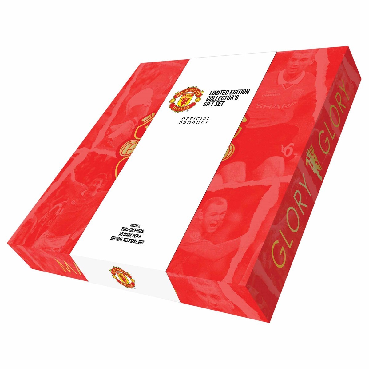 Manchester United FC Calendar & Diary Musical Gift Box 2025