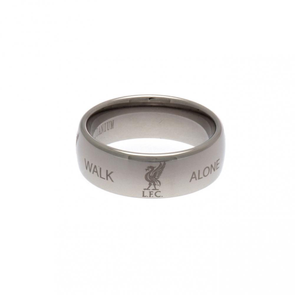 Liverpool FC Super Titanium Ring Small