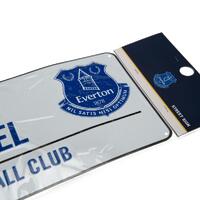 Everton FC  White Street Sign