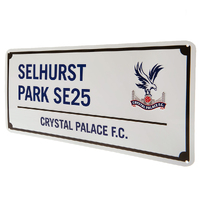 Crystal Palace FC Street Sign BW