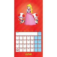 Super Mario Square Calendar 2025