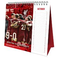 Liverpool FC Desktop Calendar 2025