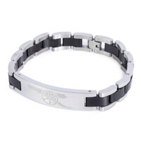 Arsenal FC Black Inlay Bracelet