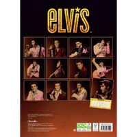 Elvis Presley A3 Calendar 2025