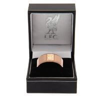 Liverpool FC Rose Gold Plated Ring Medium