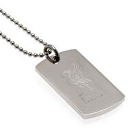 Liverpool FC Engraved Dog Tag &amp; Chain LB