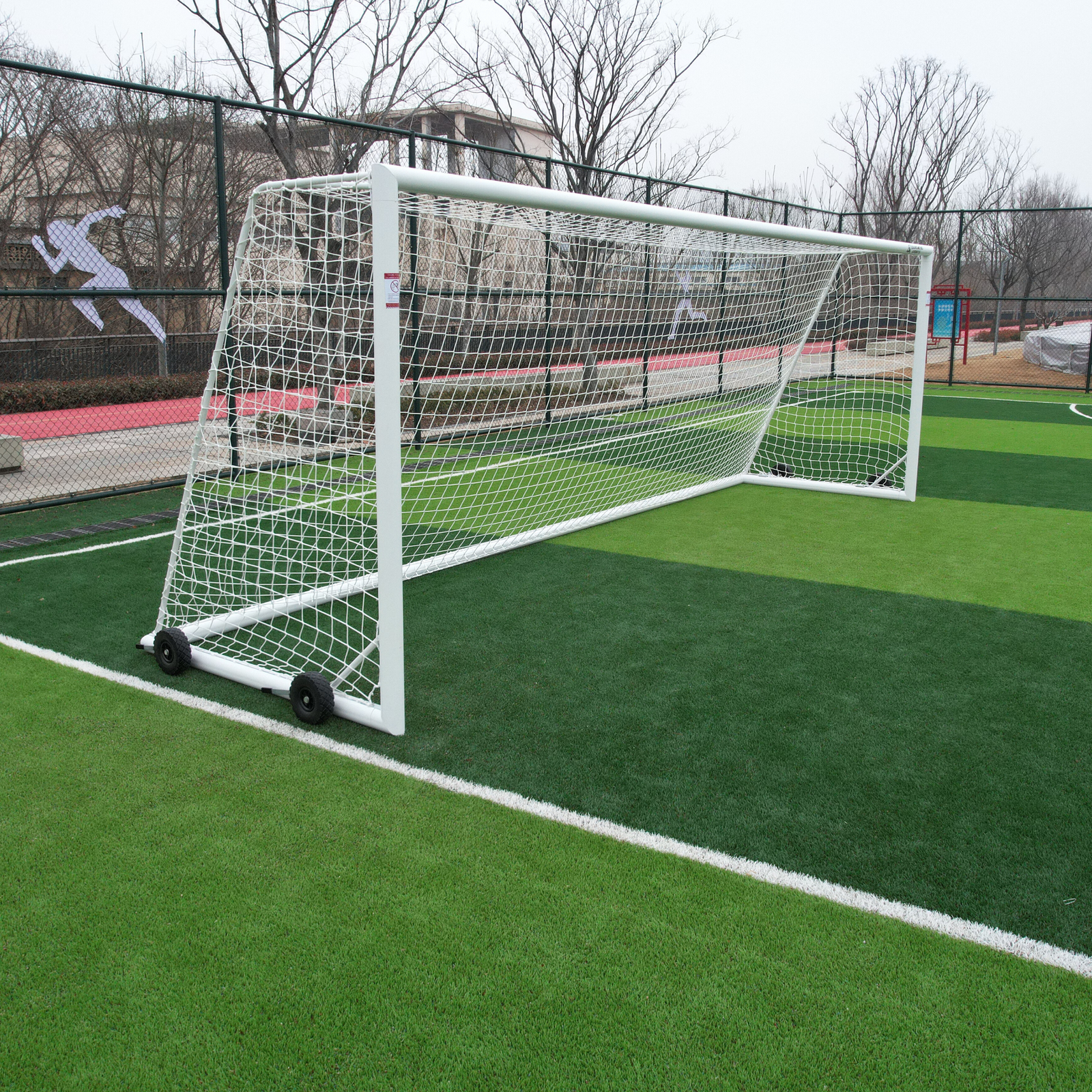 3.7m X 1.2m FORZA Alu110 Freestanding Soccer Goal