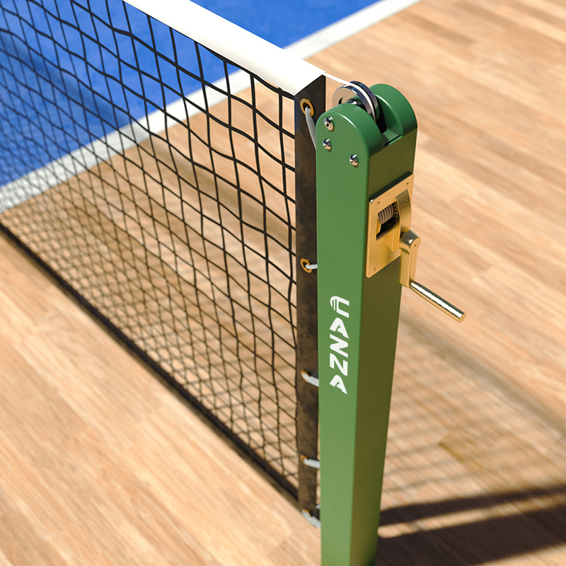 Cazna 080 Square Tennis Post [Ground Sockets Type:: With Ground Sockets]