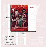 Liverpool FC Desktop Calendar 2025