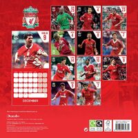 Liverpool FC Legends Square Calendar 2025