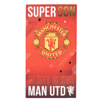 Manchester United FC Super Son Birthday Card