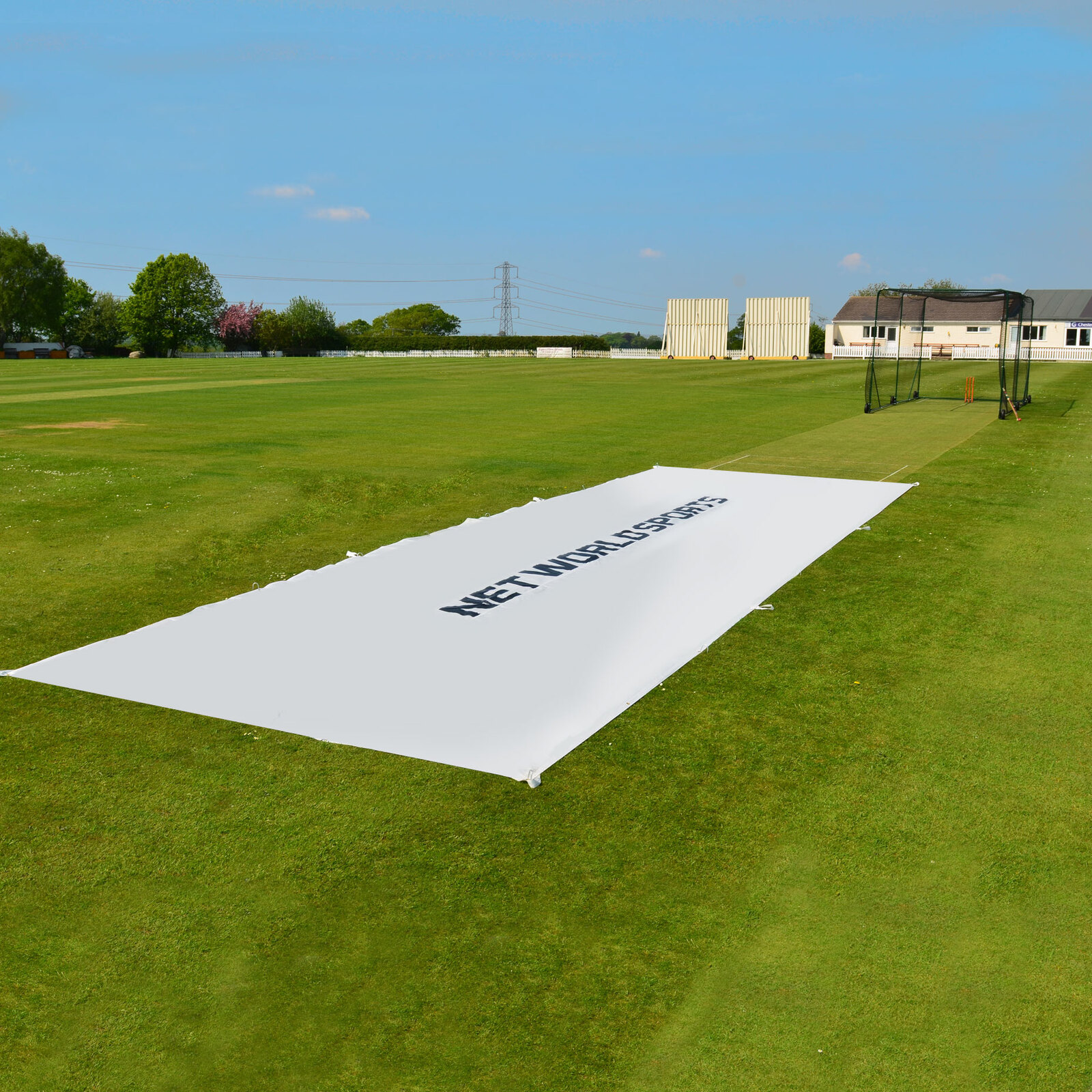 FLAT SHEET CRICKET COVERS [250GSM] - SEMI TRANSLUCENT