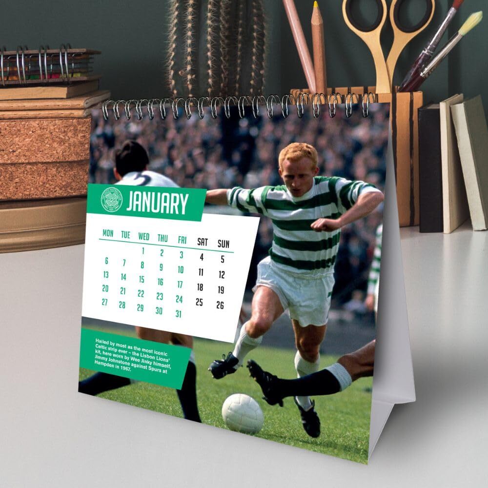 Celtic FC Desktop Calendar 2025