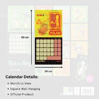 Rick And Morty Square Calendar 2025