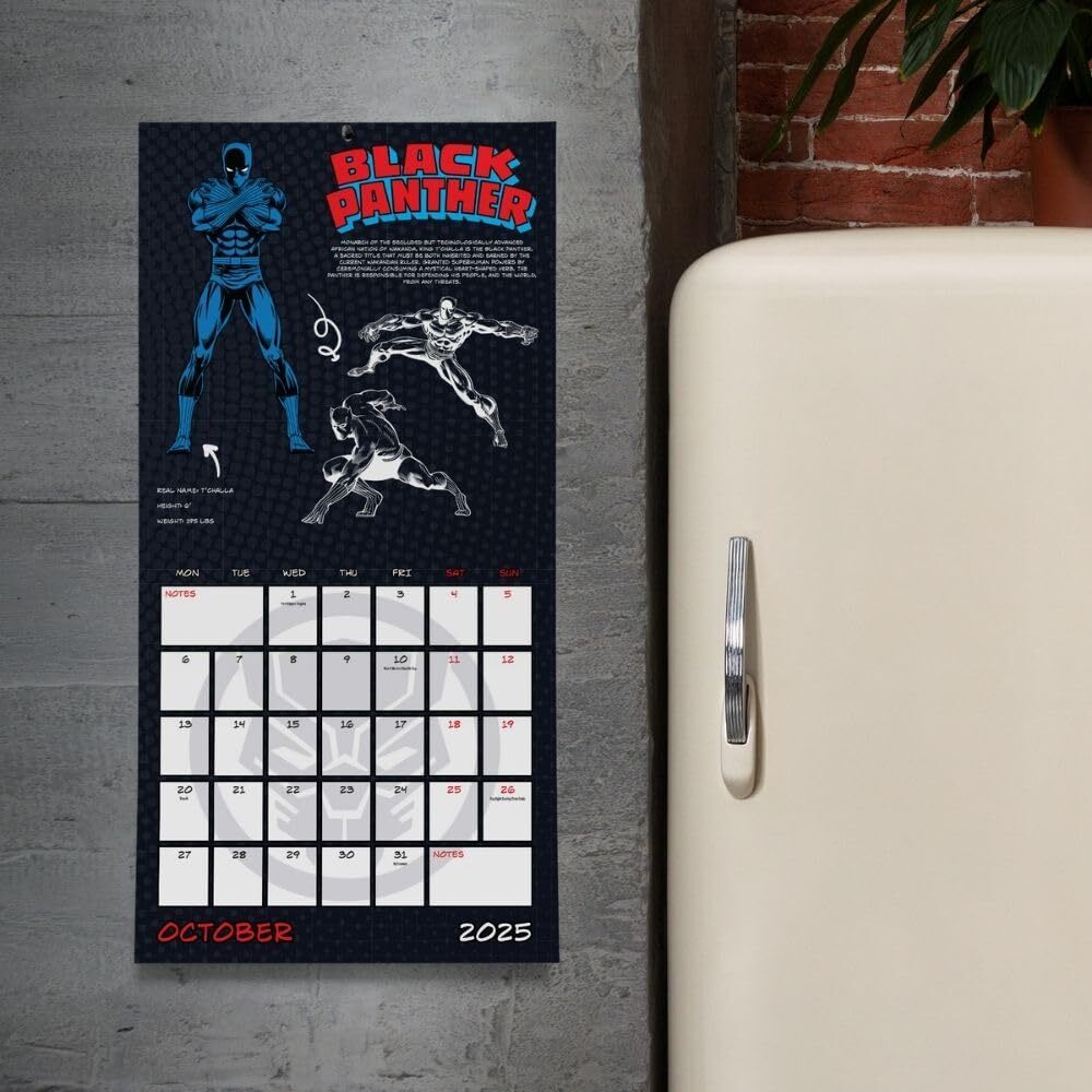 Marvel Comics Square Calendar 2025