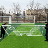 5.6m x 2m Cazna Alu60 Folding Soccer Goal