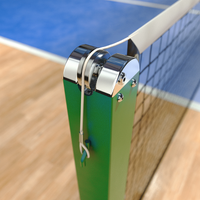 Cazna 080 Square Tennis Post [Ground Sockets Type:: With Ground Sockets]