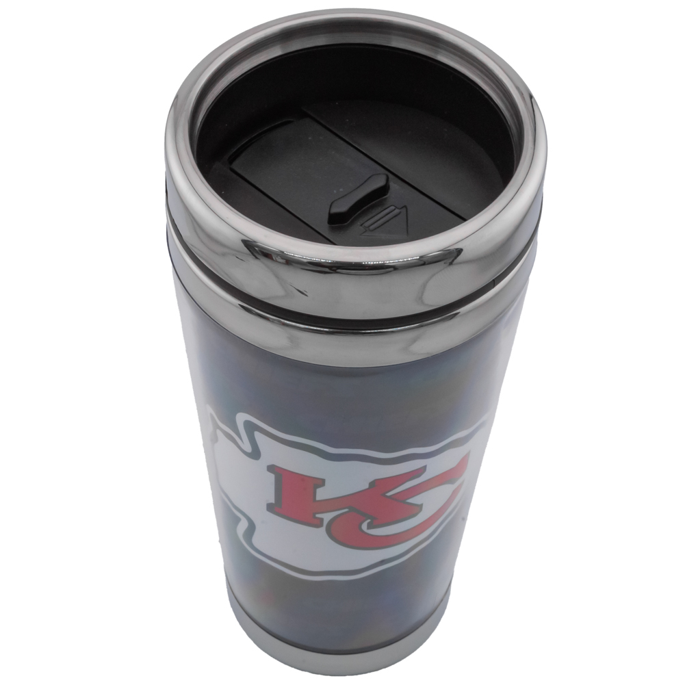 Kansas City Chiefs Full Wrap Travel Mug