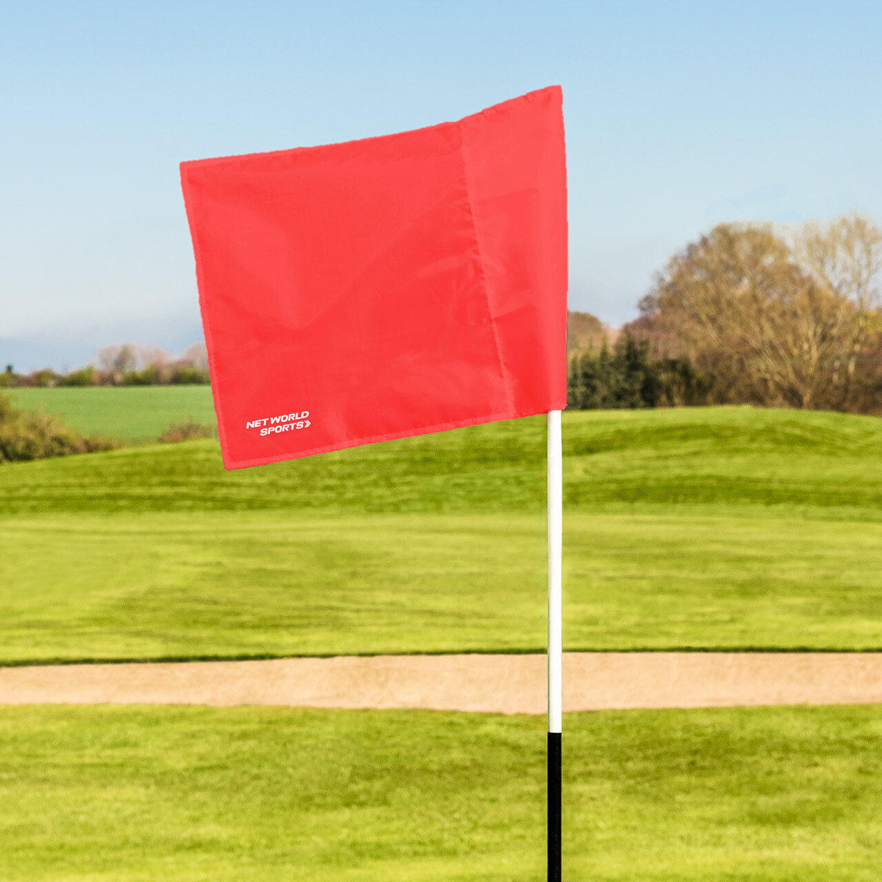 COLOURED GOLF FLAGS [PACK OF 4]