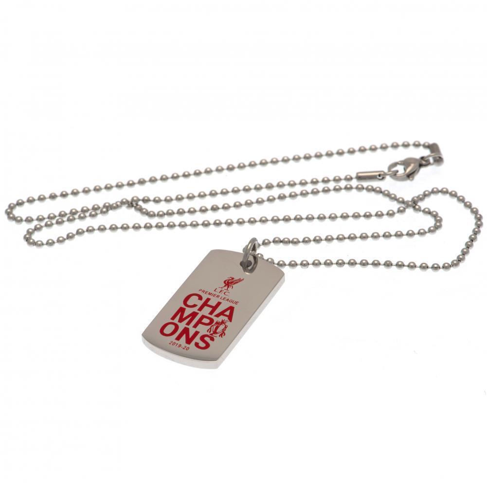 Liverpool FC Premier League Champions Colour Crest Dog Tag - MERCH