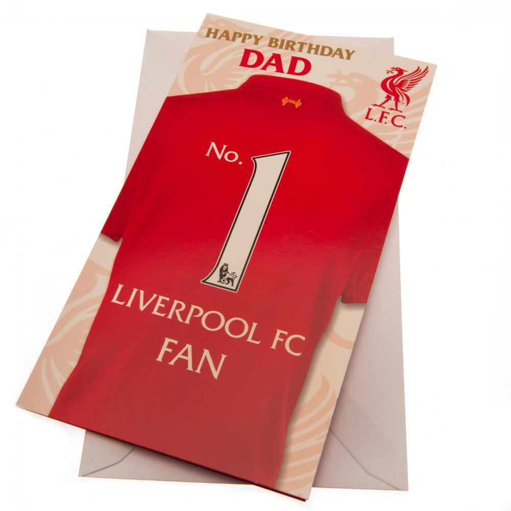 Liverpool FC Birthday Card Dad - MERCH