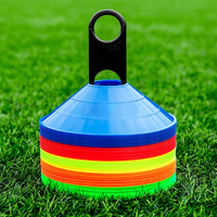 Cazna Soccer Training Marker Cones [5 COLOURS] [Colour: Multi Colours] [Pack Size:: Pack of 50]