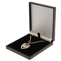 Arsenal FC Silver Plated Boxed Pendant CR