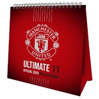 Manchester United FC Desktop Calendar 2025