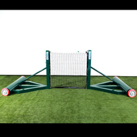 Cazna Self-Weighted Mobile Tennis Posts & Net [Tennis Net Type:: 2.5mm (33ft Singles)]