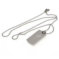 Liverpool FC Engraved Dog Tag &amp; Chain LB