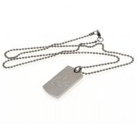 Newcastle United FC Engraved Dog Tag &amp; Chain