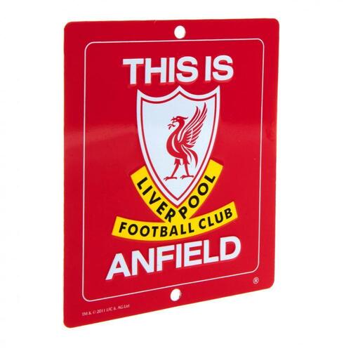 Liverpool FC This Is Anfield Window Sign