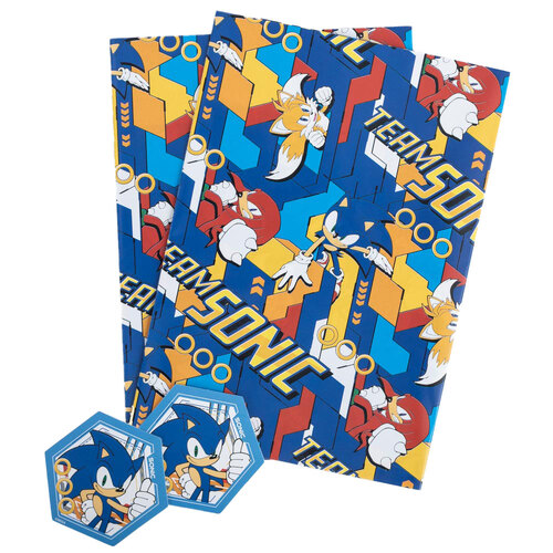 Sonic The Hedgehog Gift Wrap