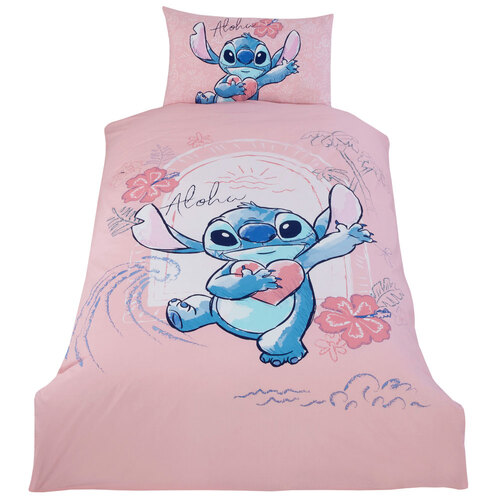 Lilo & Stitch Aloha Single Duvet Set