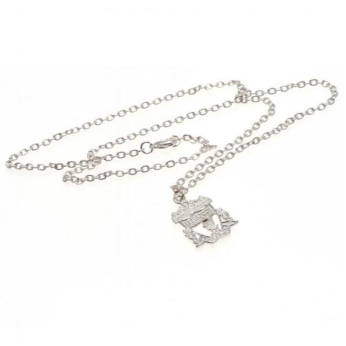 Liverpool FC Silver Plated Pendant &amp; Chain CR