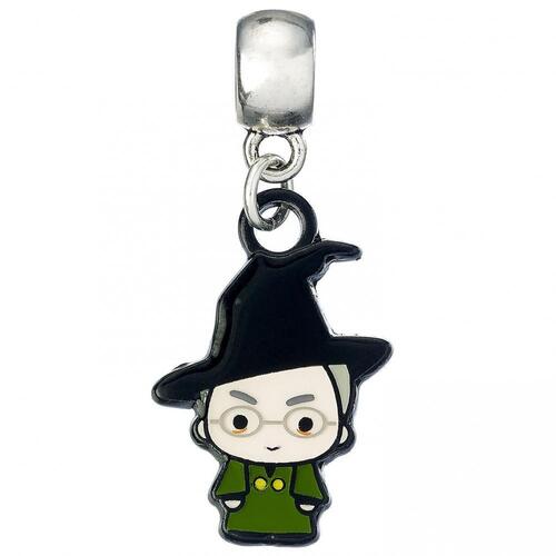 Harry Potter Silver Plated Charm Chibi Professor McGonagall